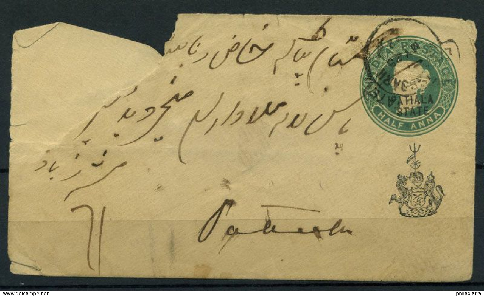 Inde 1888 Mi. Z35 Entiers Postaux 40% Enveloppe - Briefe