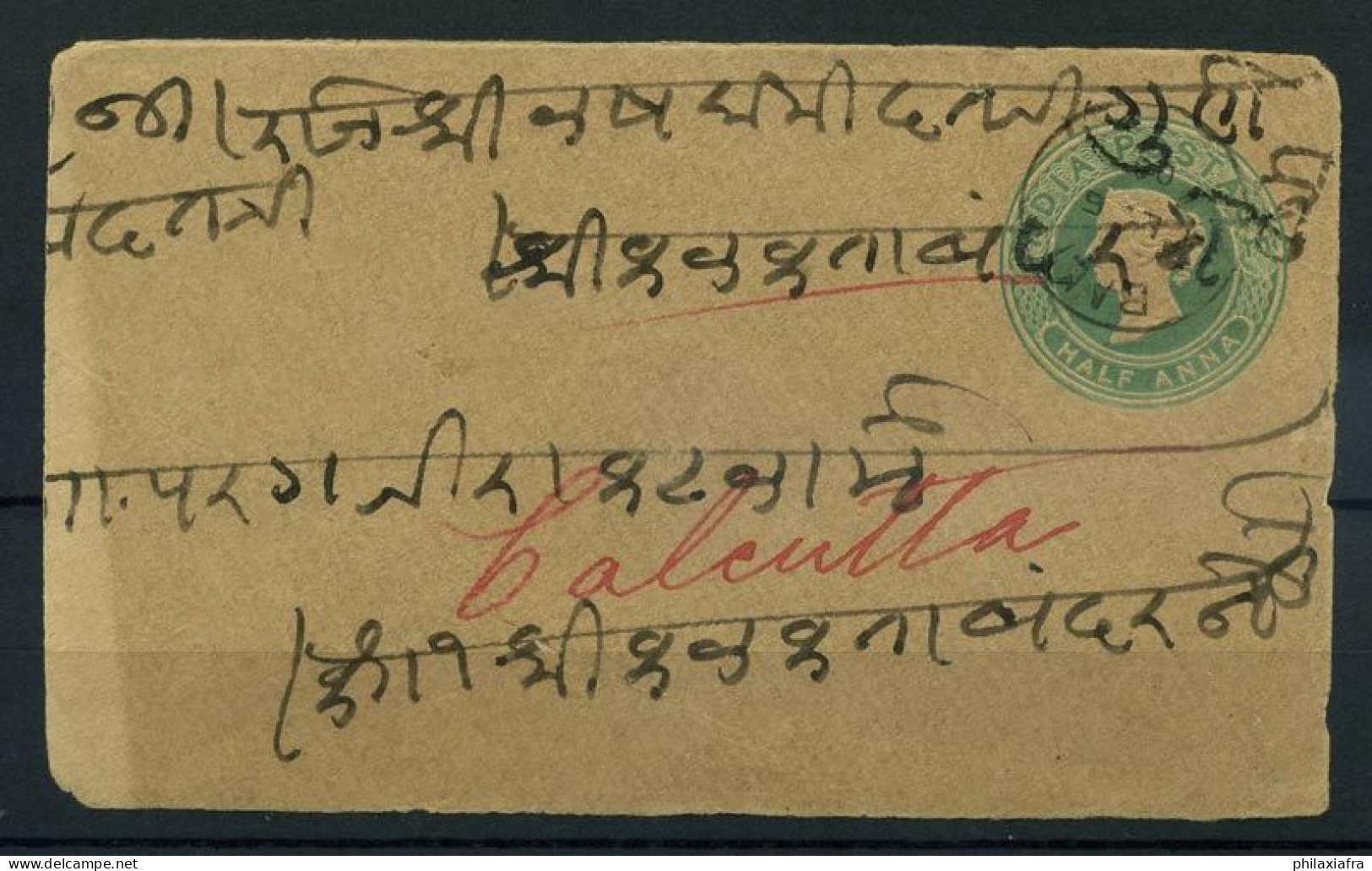 Inde 1898 Mi. Z32 Entiers Postaux 60% Enveloppe - Briefe