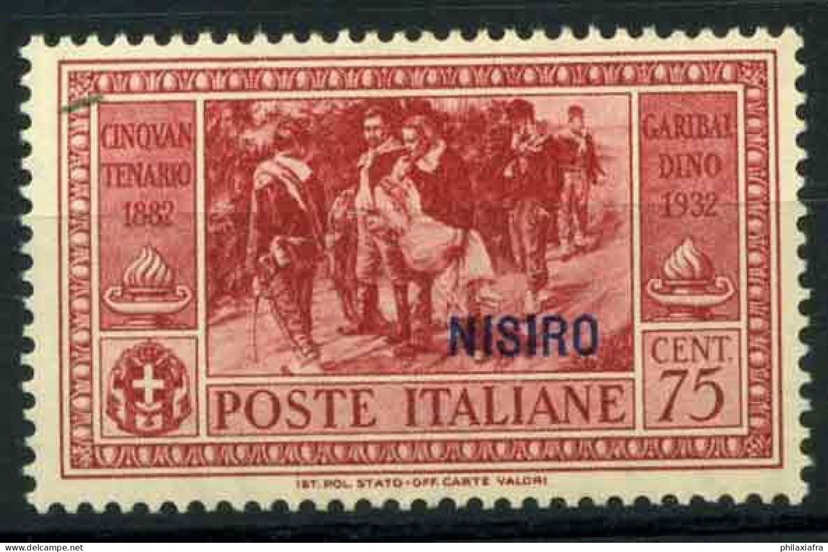 Nissiros 1932 Sass. 22 Neuf ** 100% Garibaldi - Egeo (Nisiro)