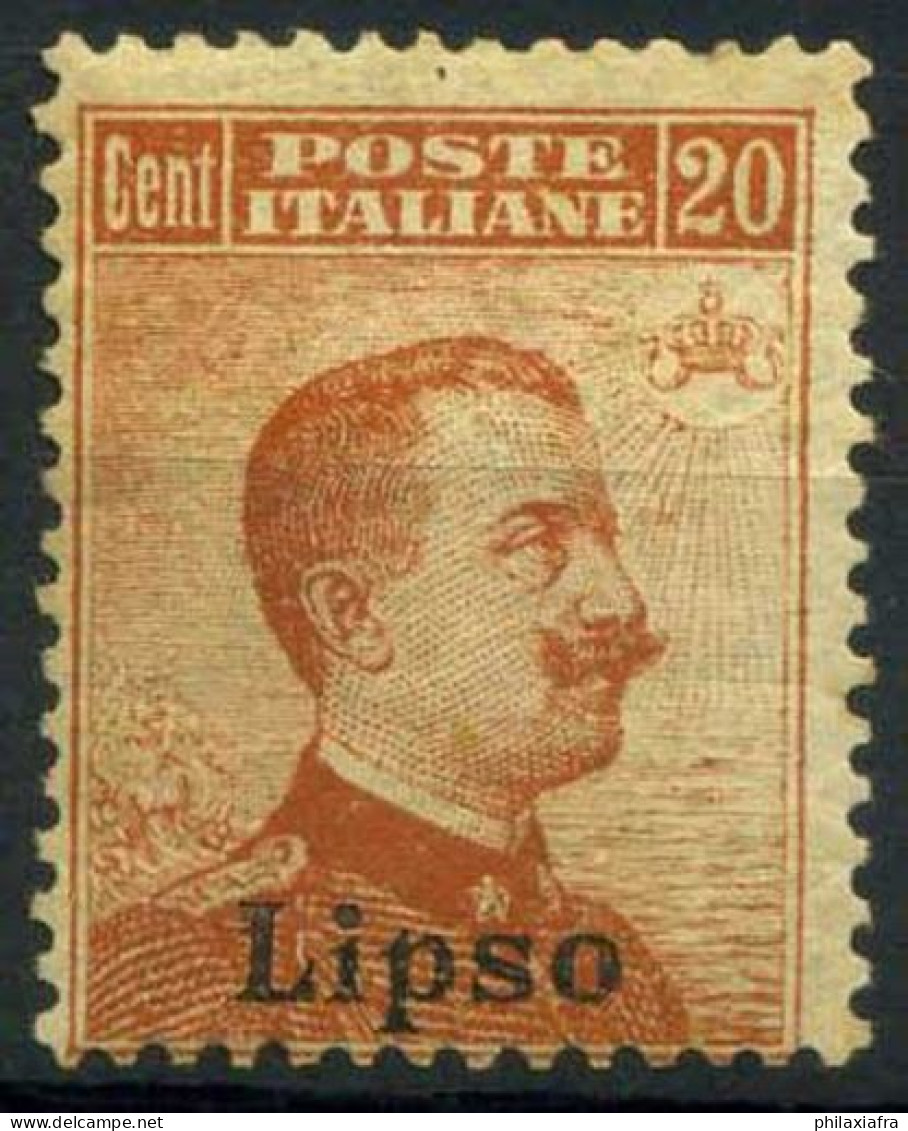 Lipsi 1917 Sass. 9 Neuf * MH 100% LIPSO - Aegean (Lipso)