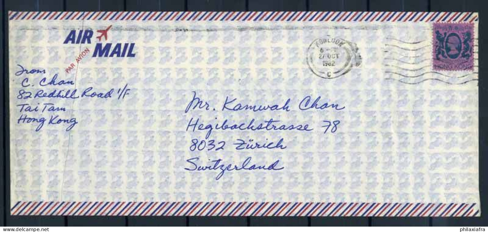 Hong Kong 1982 Mi. 398 Enveloppe 100% Reine Elizabeth II - Lettres & Documents