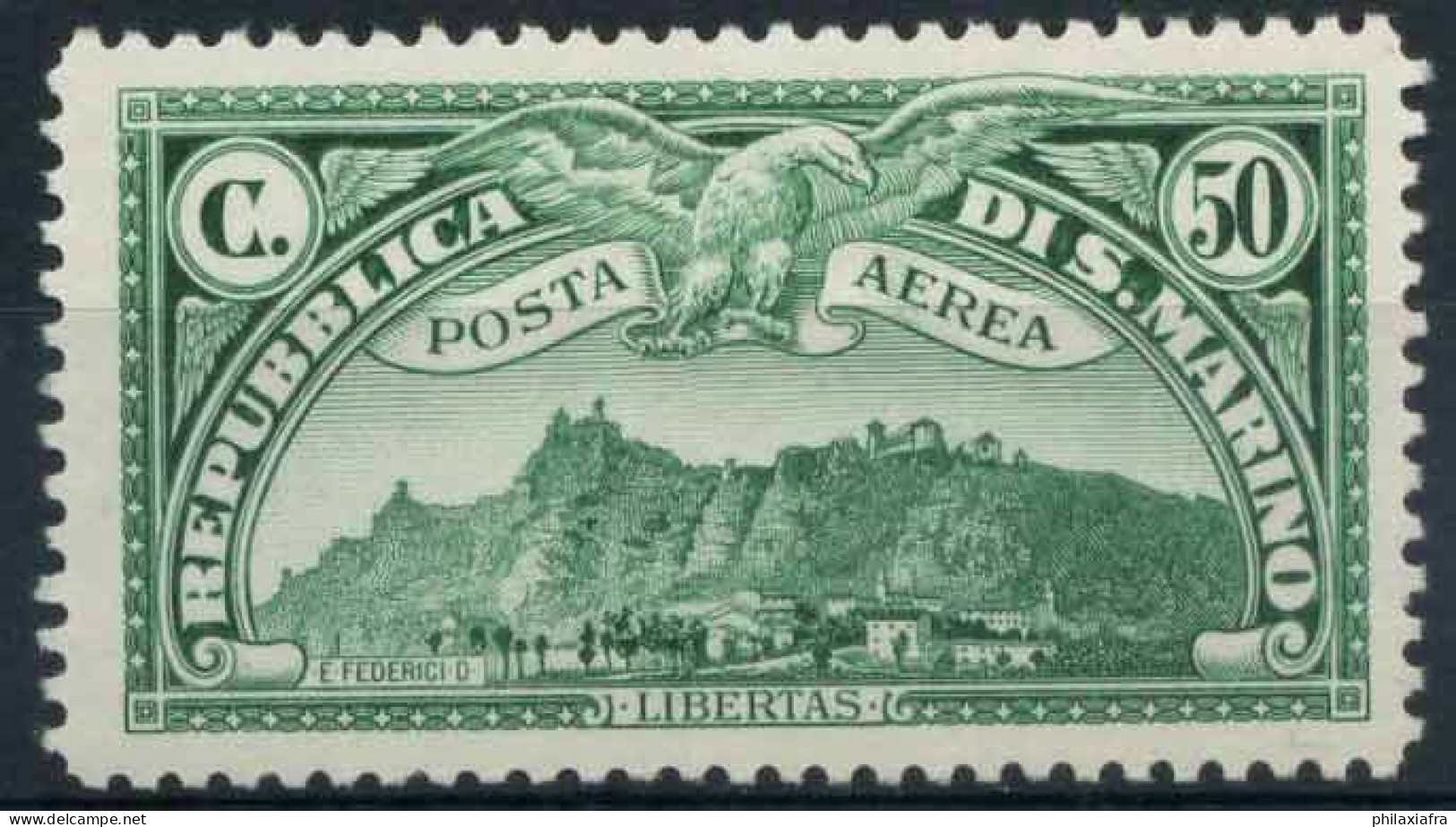 Saint Marin 1931 Sass. A1 Neuf ** 100% Vue - Poste Aérienne