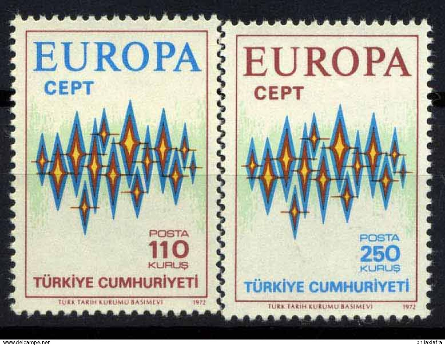 Turquie 1972 SG 2414 Neuf ** 100% Europe CEPT - Unused Stamps
