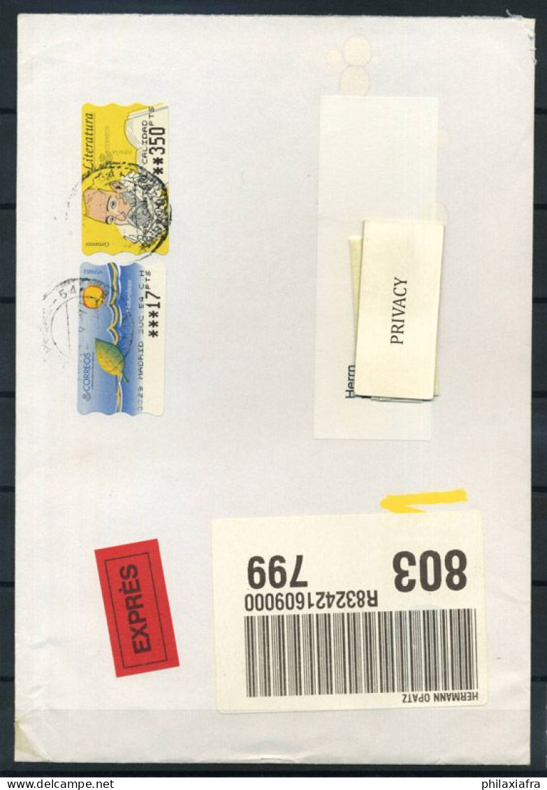 Espagne 1996 Mi. 15-16 Enveloppe 100% ATM Automatique 1997 - Frankeermachines (EMA)