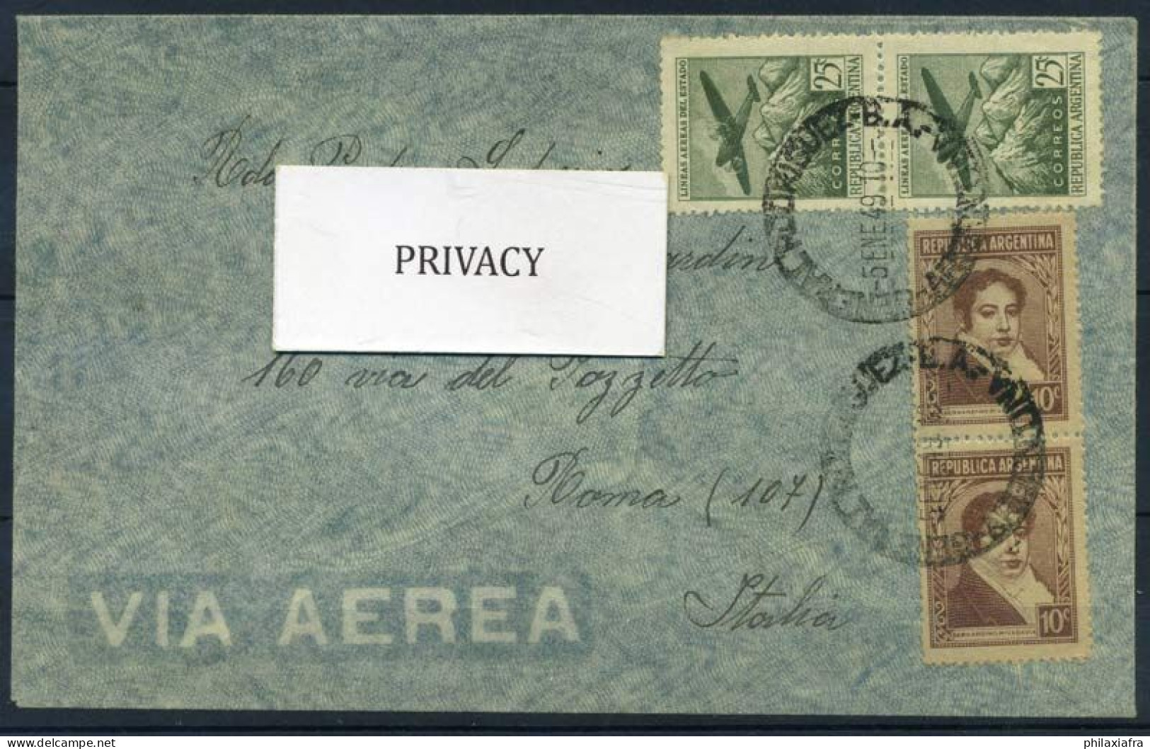 Argentine 1949 Enveloppe 100% Enveloppe - Nuevos
