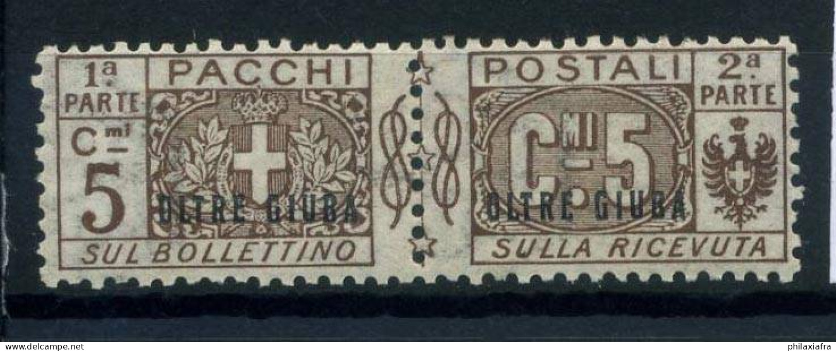 Italie 1925 Sass. 1 Neuf ** 100% Timbre Pour Colis Postaux 5 C. - Oltre Giuba