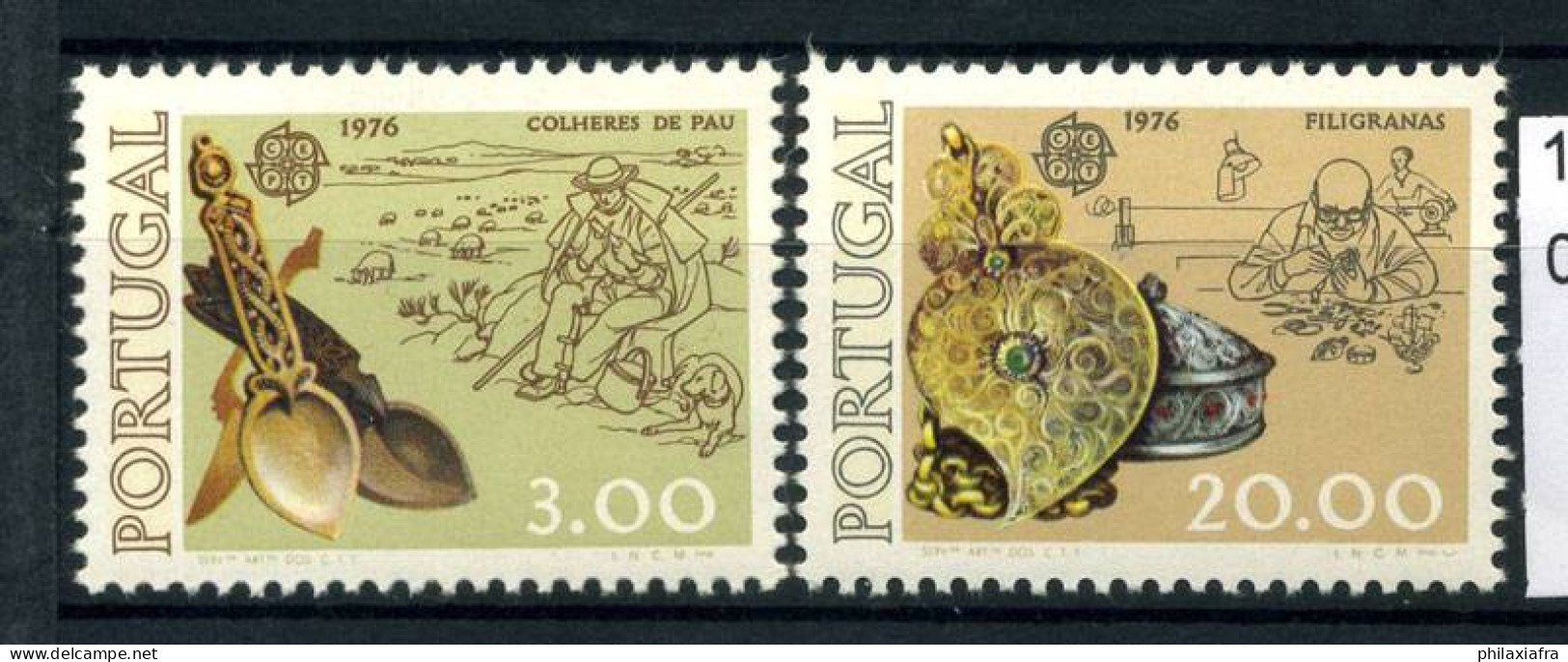 Portugal 1976 Mi. 1311-1312 Neuf ** 100% Culture Art En Europe CEPT - Neufs