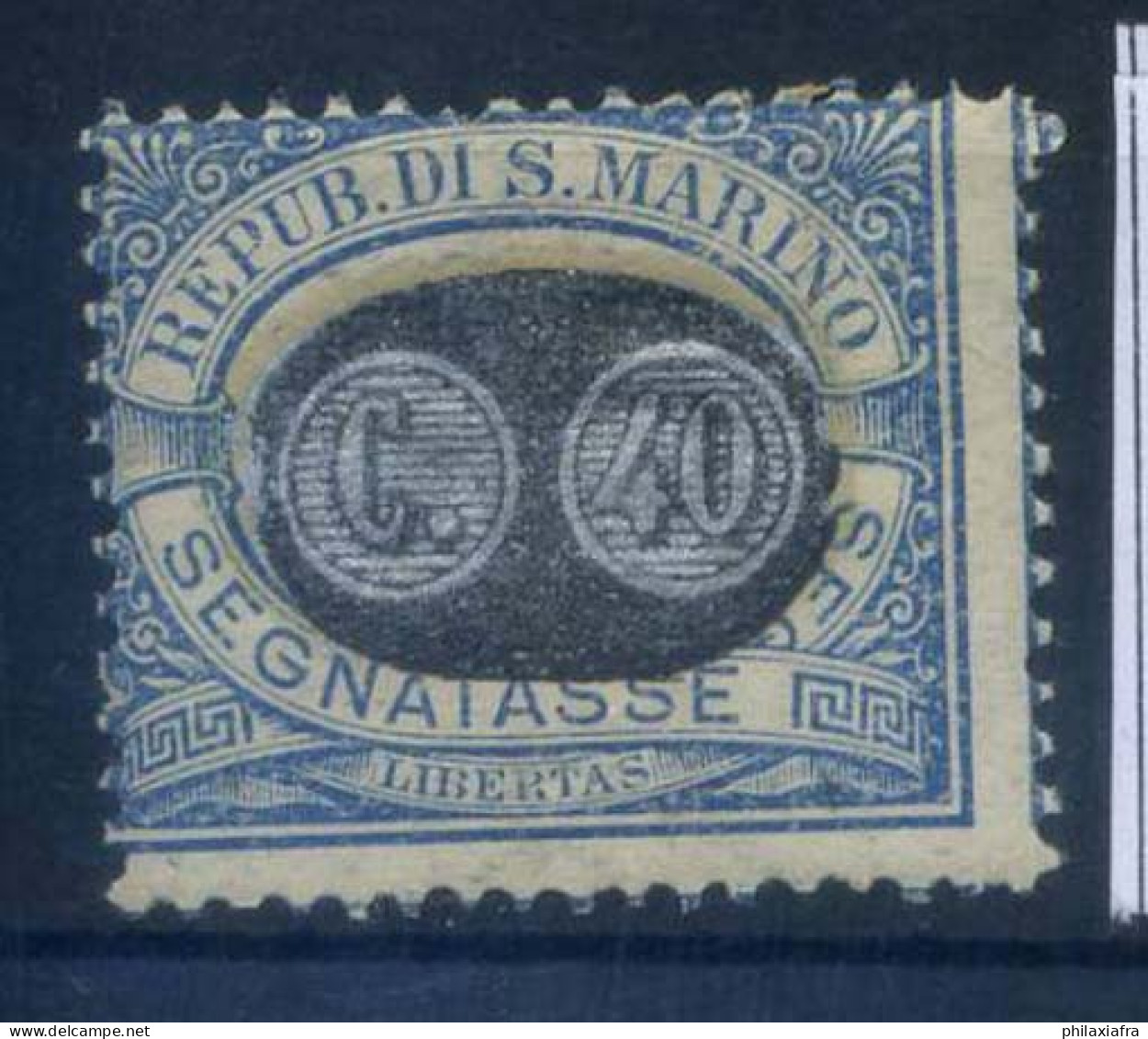 Saint Marin 1931 Sass. 41 Neuf ** 100% Taxe Cifre Surchargés - Segnatasse