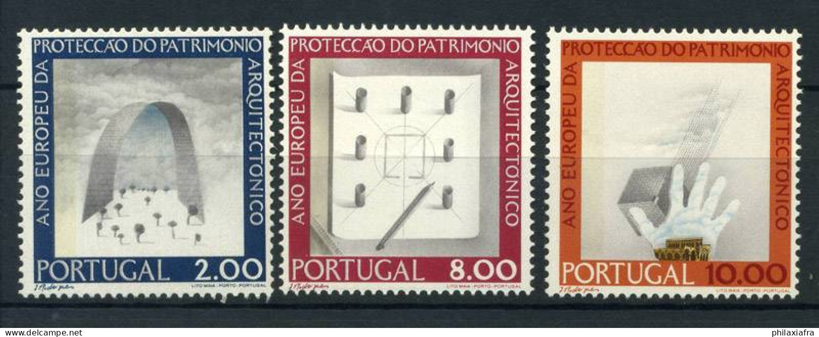 Portugal 1975 Mi. 1298-1300 Neuf ** 100% La Protection Des Monuments De La Culture - Neufs