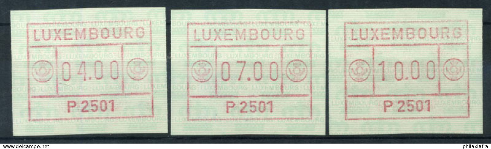 Luxembourg 1983 Mi. 1 Neuf ** 100% ATM 4.00/7.00/10.00 - Frankeervignetten