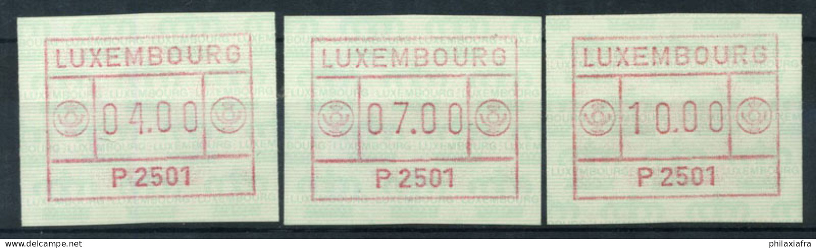 Luxembourg 1983 Mi. 1 Neuf ** 100% ATM 4.00/7.00/10.00 - Automatenmarken