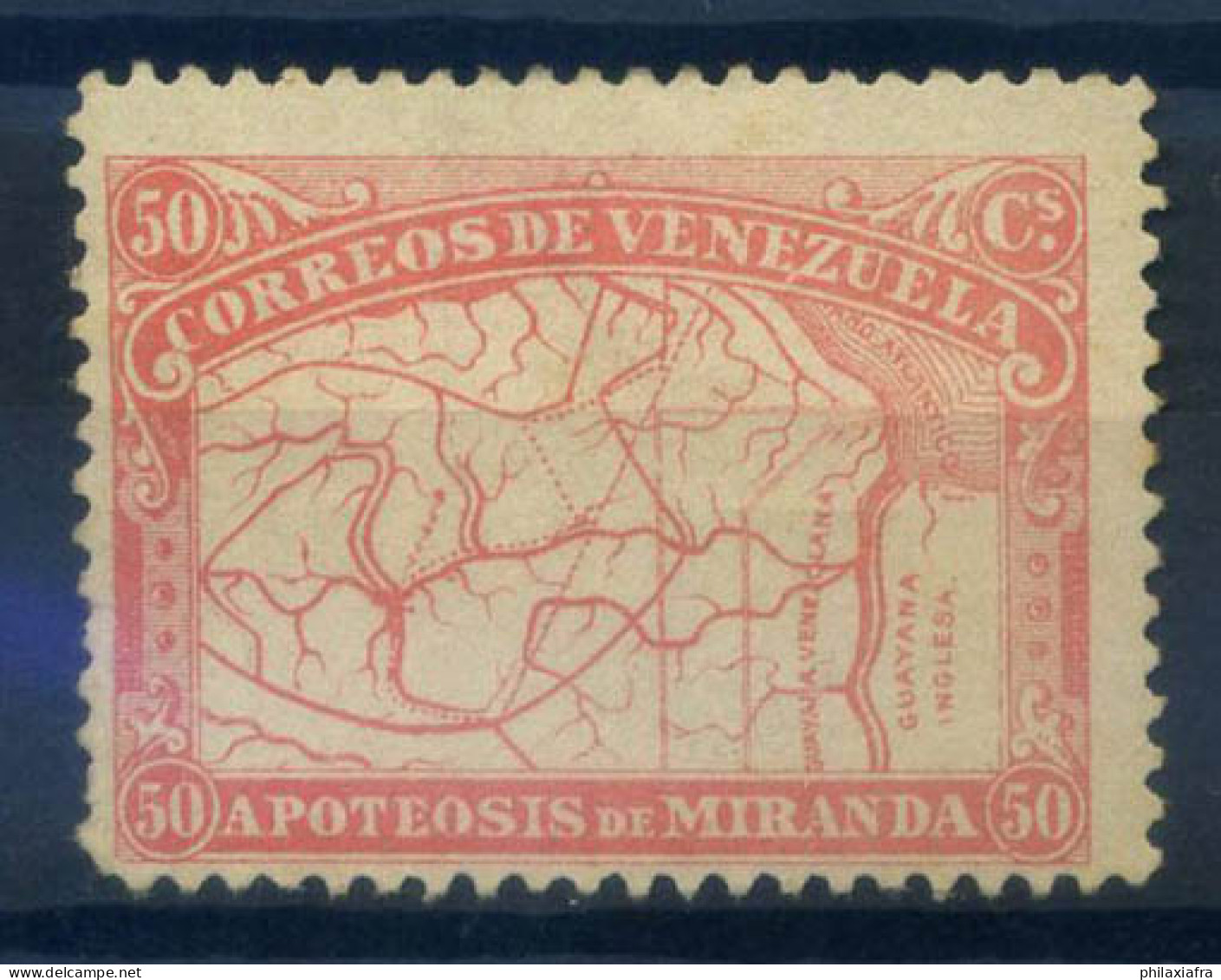 Venezuela 1896 Mi. 51 Sans Gomme 100% Francisco De Miranda, 50 C - Venezuela