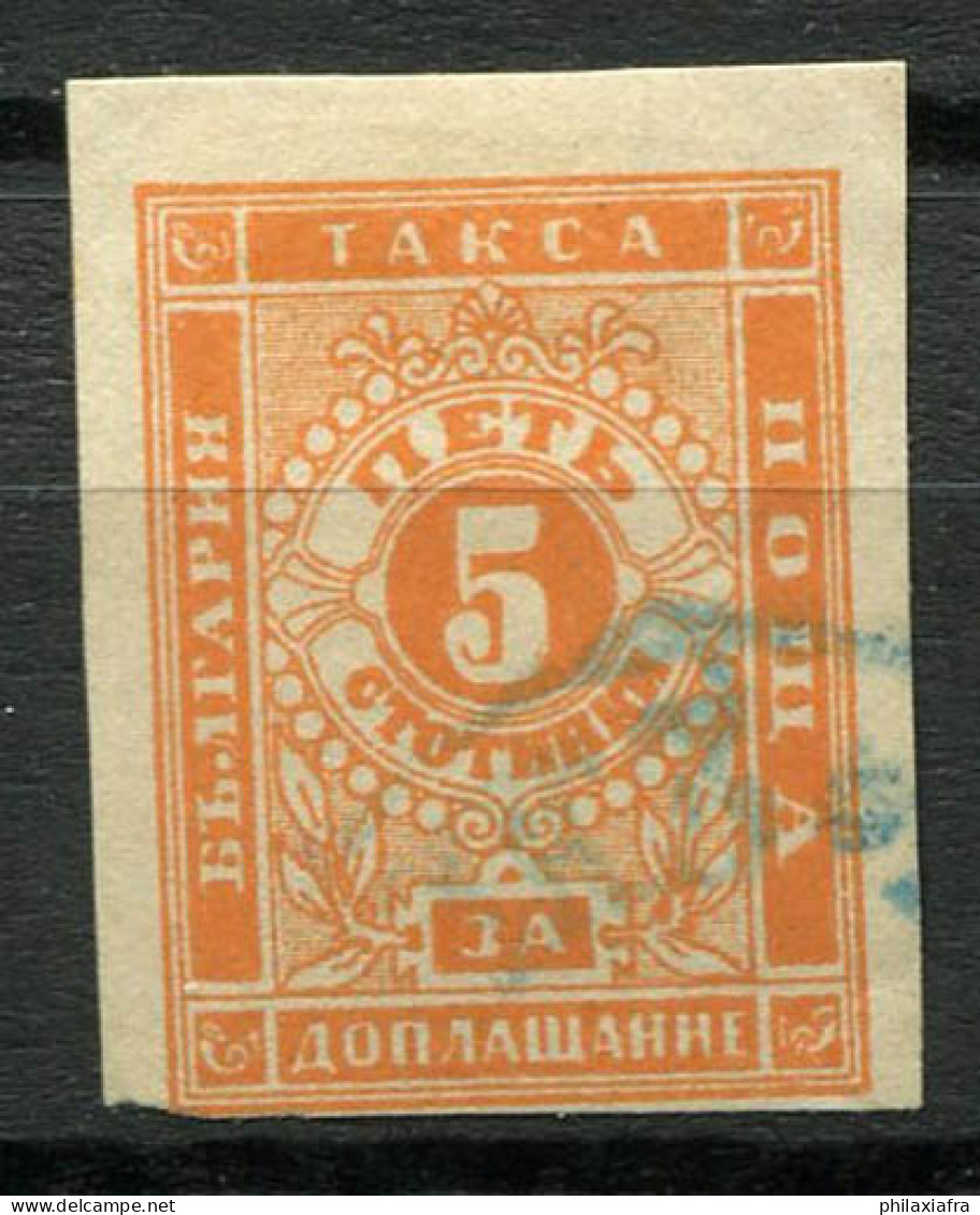 Bulgarie 1881 Mi. 5 Oblitéré 80% Timbre-taxe 10 St, Armoiries - Segnatasse