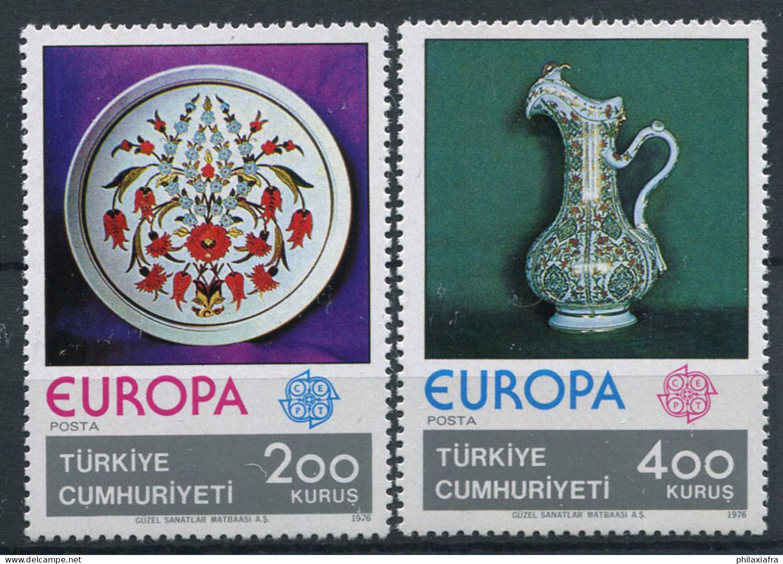 Turquie 1976 Mi. 2385-2386 Neuf ** 100% EUROPA CEPT - 1976