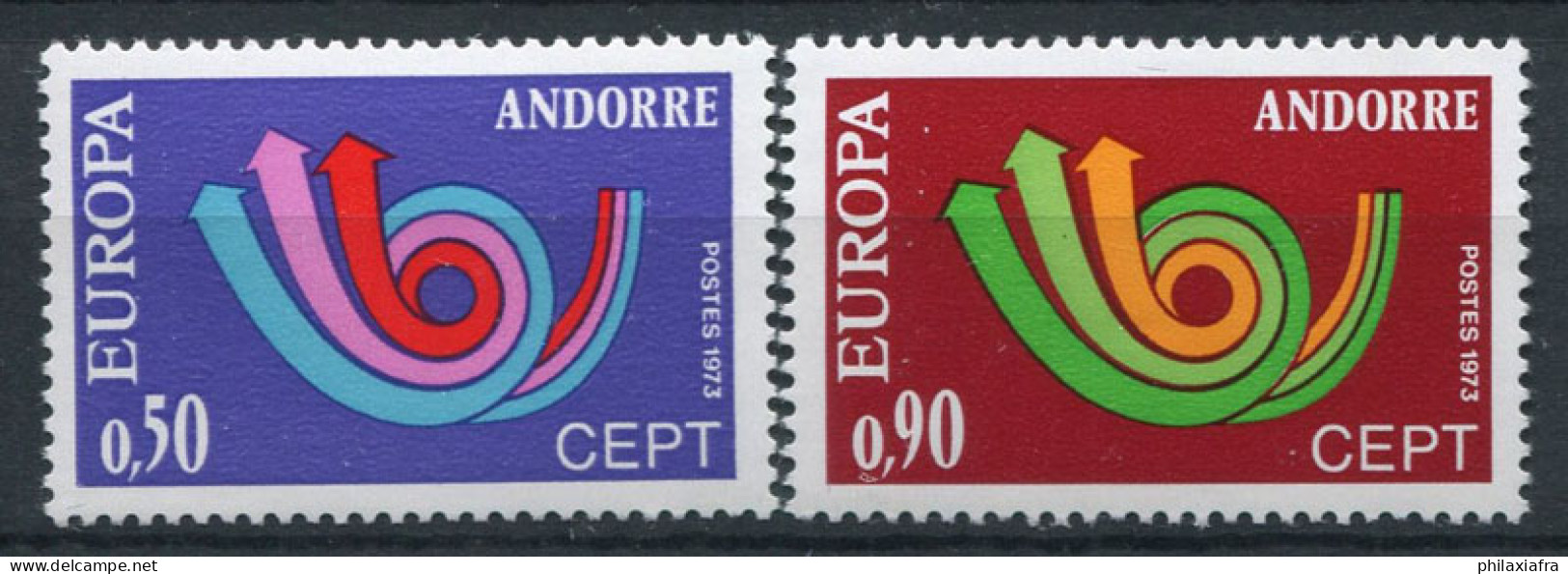 Andorre 1973 Mi. 247-248 Neuf ** 100% EUROPA CEPT - 1973