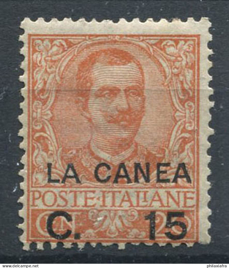 La Canea 1905 Sass. 7 Neuf * MH 60% 15 Cents. 20 Cents. - La Canea