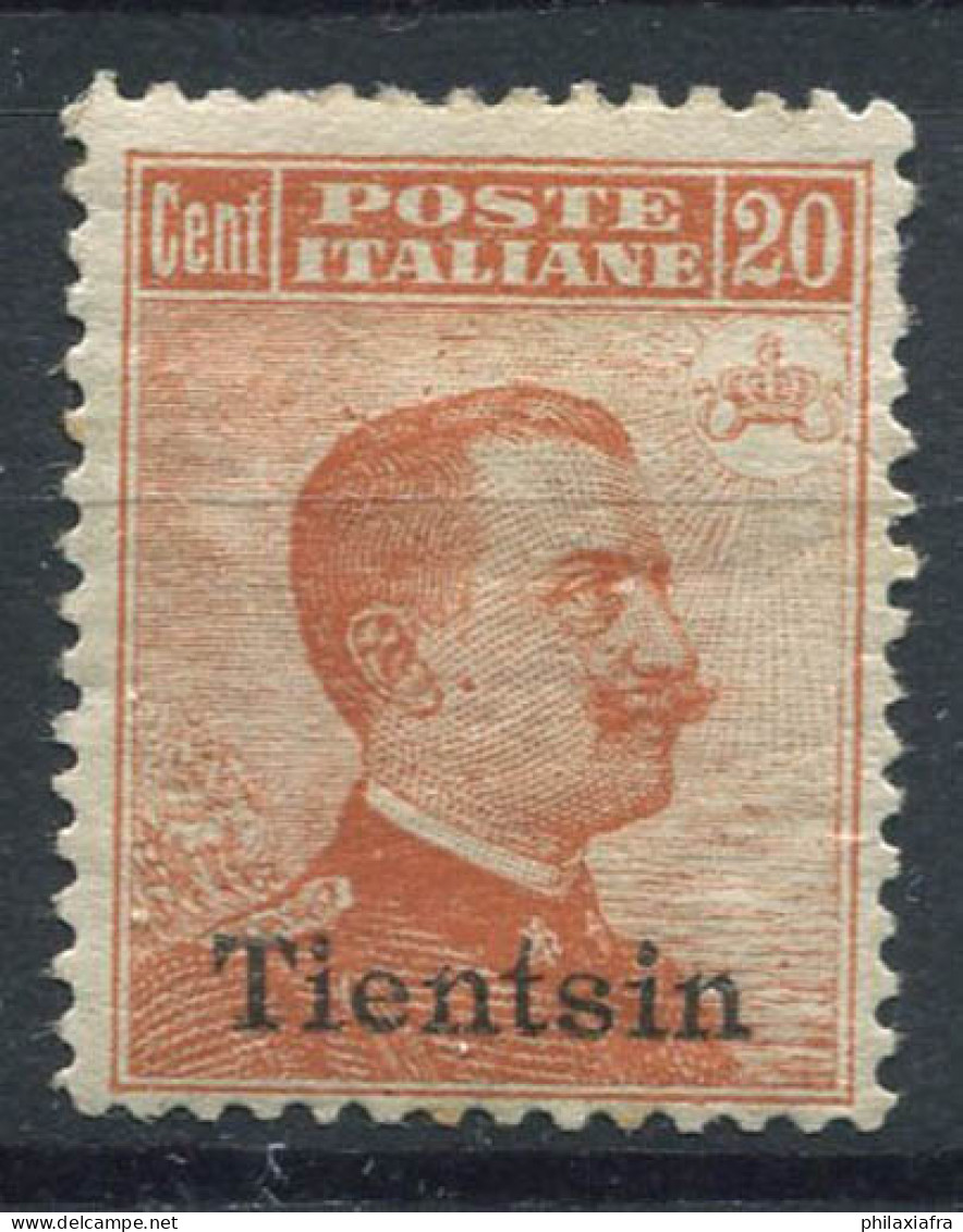 Tianjin 1917 Sass. 8 Neuf * MH 40% 20 Cents - Tientsin