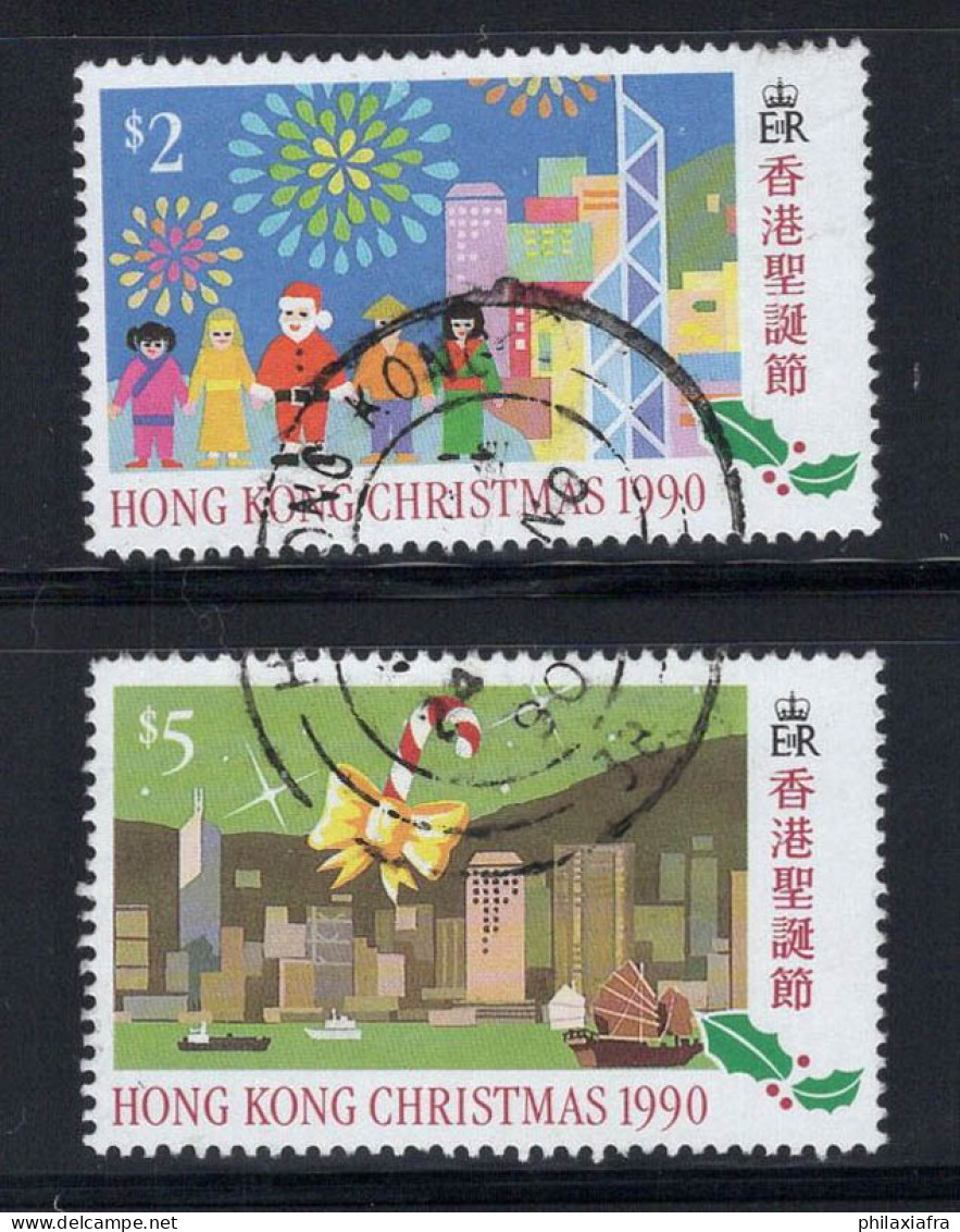 Hong Kong 1990 Mi. 603-604 Oblitéré 100% Noël - Used Stamps