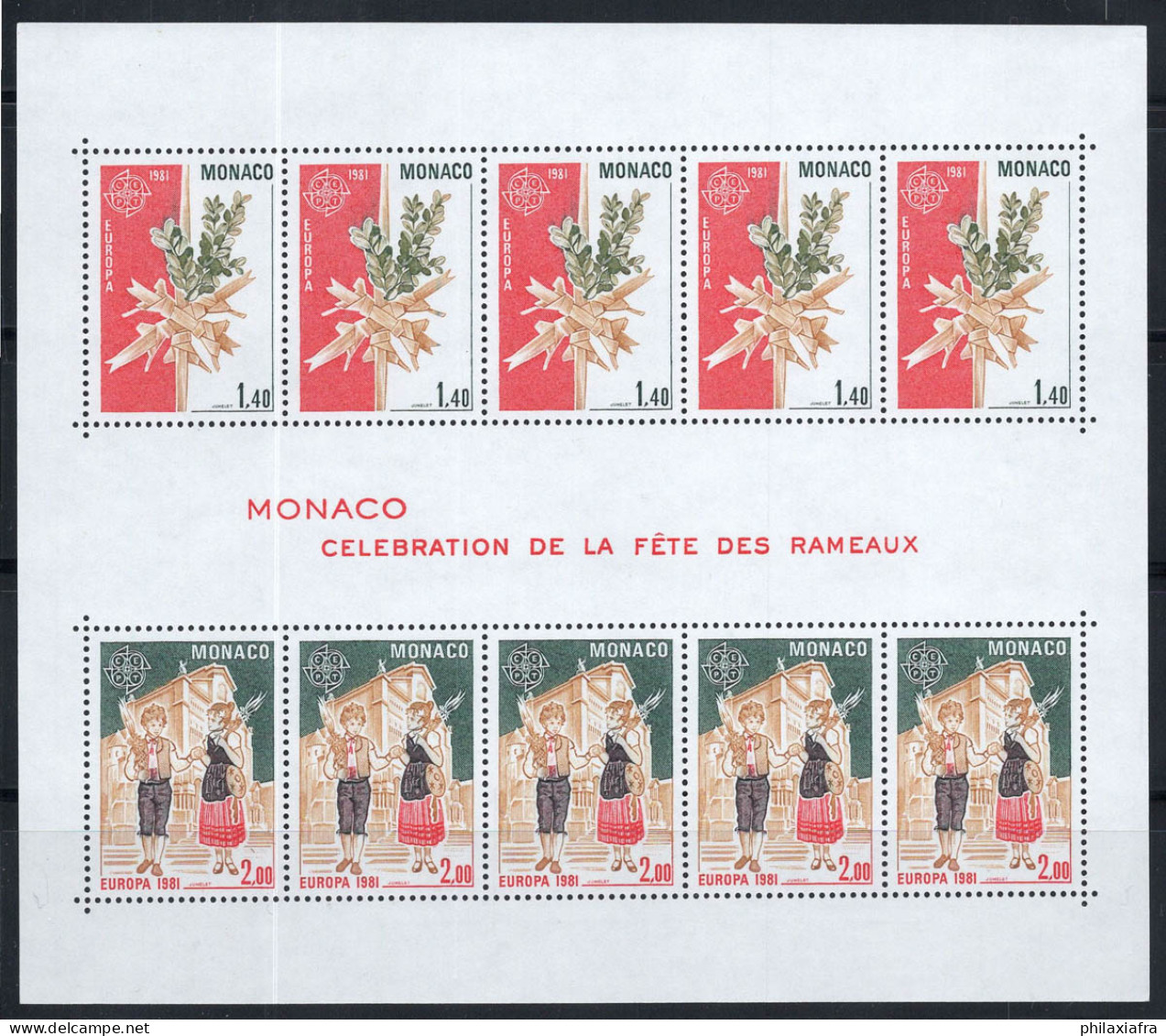 Monaco 1981 Mi. Bl. 17 Bloc Feuillet 100% Neuf ** Folklore - Andere & Zonder Classificatie