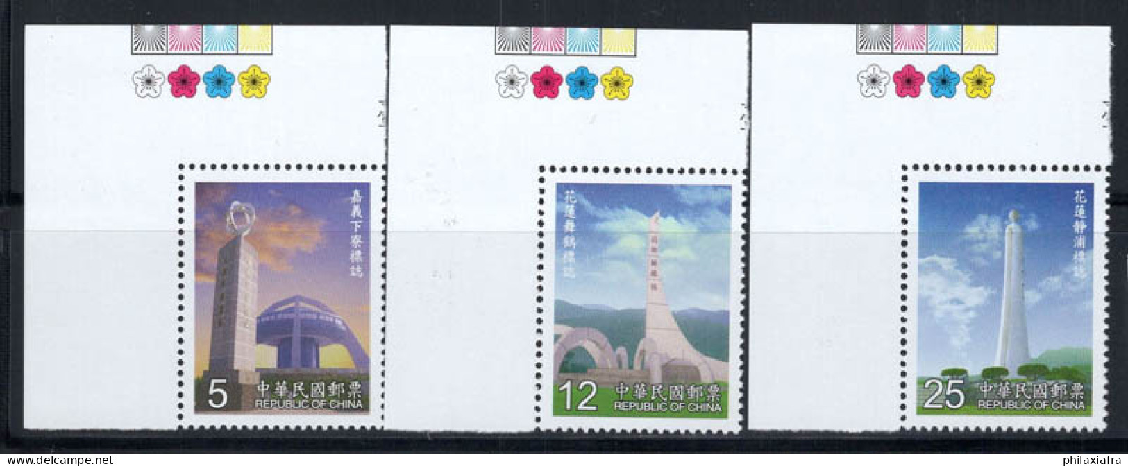 Taiwan 2000 Mi. 2599-2601 Neuf ** 100% Monuments - Unused Stamps