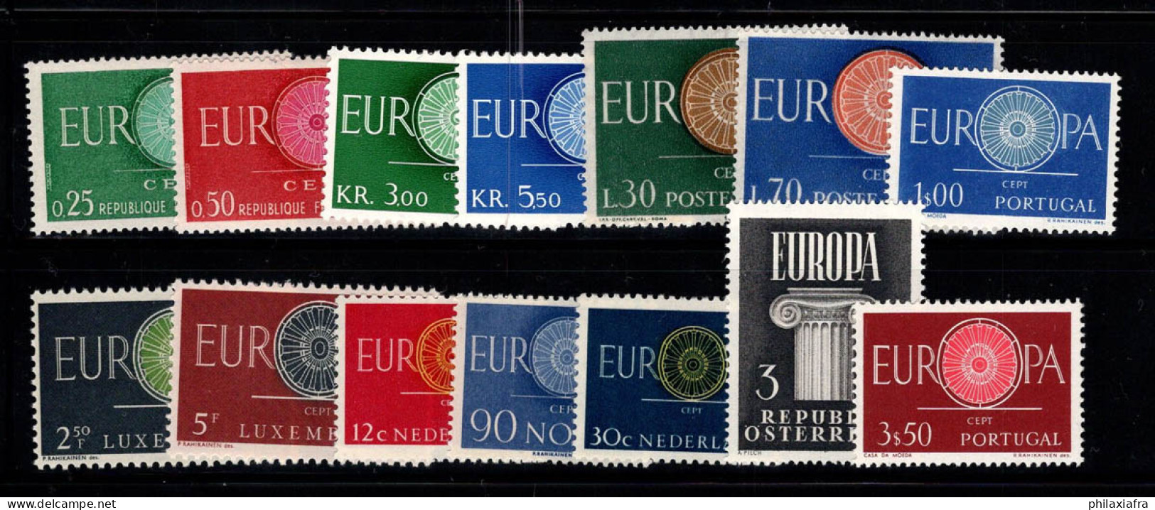 Europe CPET 1959 Neuf ** 100% Potogallo, Italie - 1959