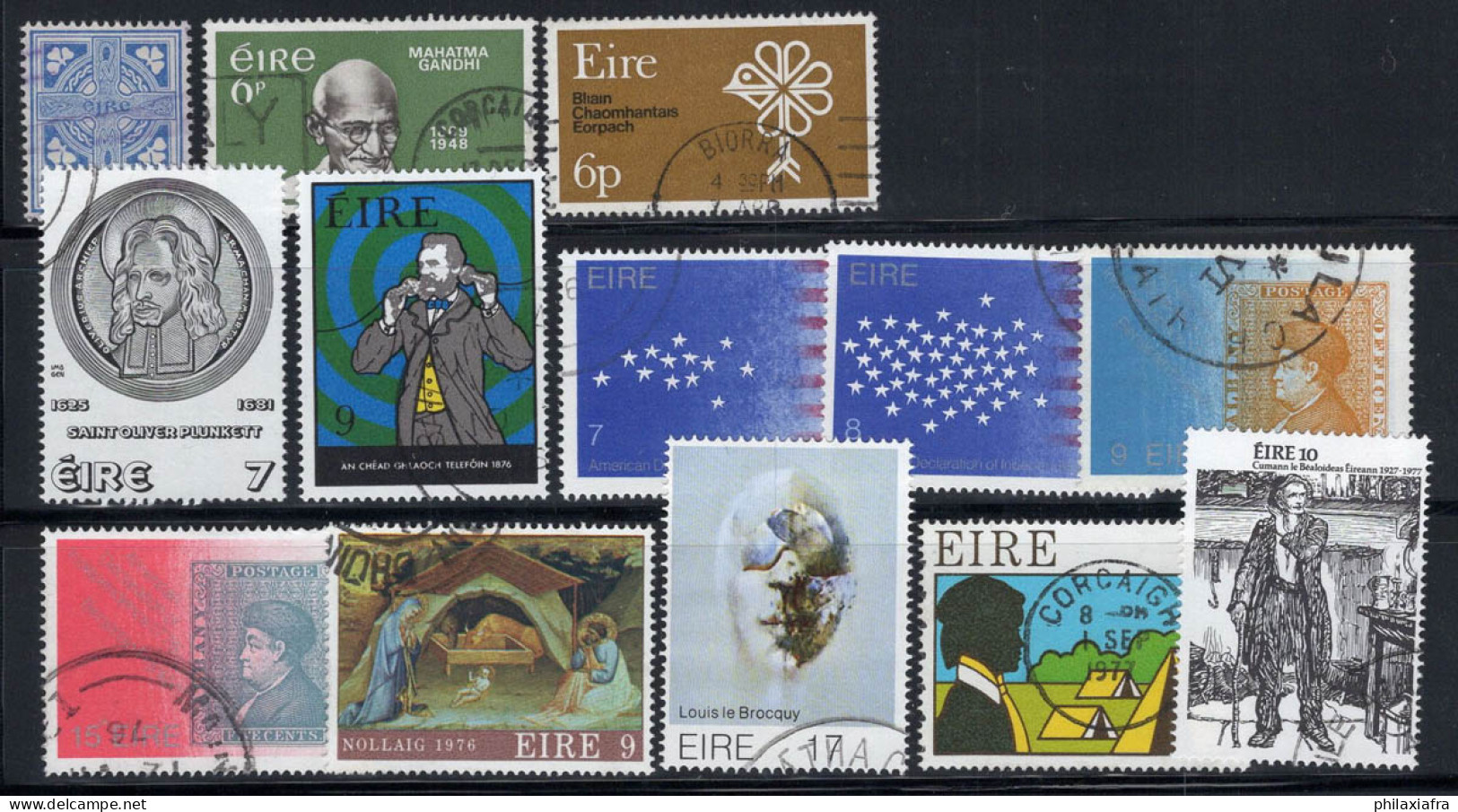 Irlande 1965-70 Oblitéré 100% Personnalité, Indépendance, Cultur - Gebraucht