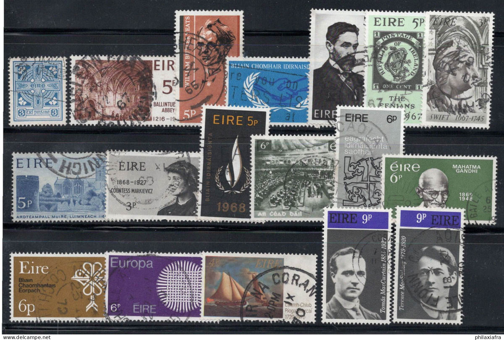 Irlande 1965-70 Oblitéré 100% Art, Personnalité, Culture - Usati