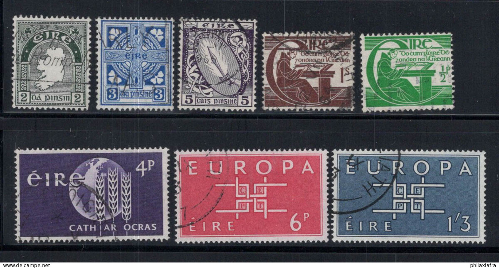 Irlande 1940-63 Oblitéré 100% Symboles, Europa Cept - Usados