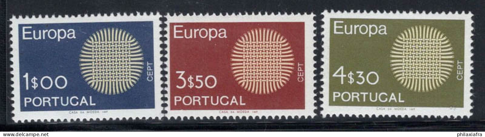 Portugal 1970 Mi. 1092-1094 Neuf ** 100% Europe CEPT - Neufs