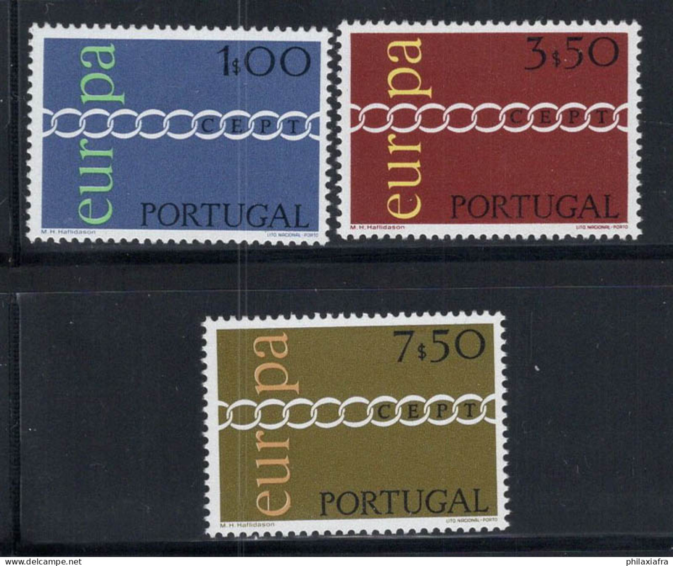 Portugal 1971 Mi. 1127-1129 Neuf ** 100% Europe CEPT, Chaînes - Neufs