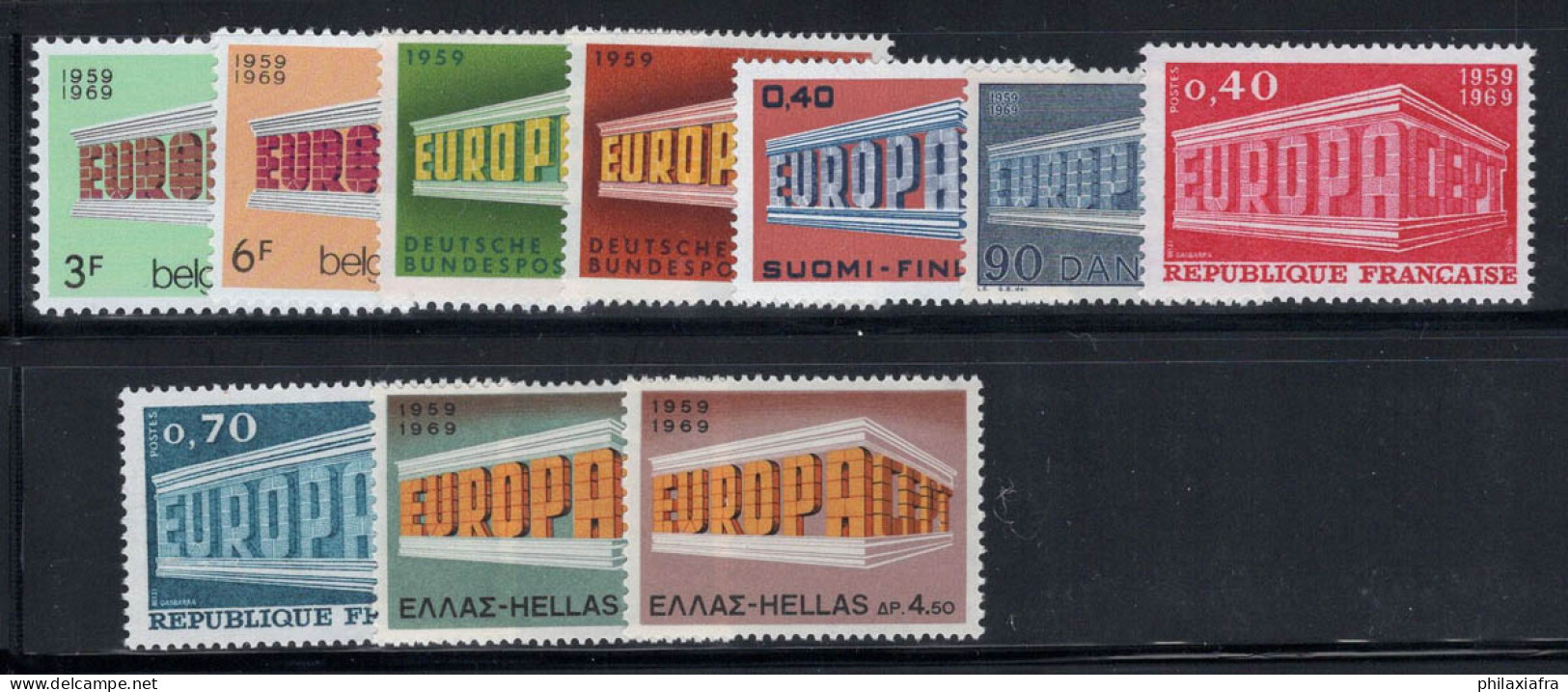 Europe CEPT 1969 Neuf ** 100% France, Finlande - 1969