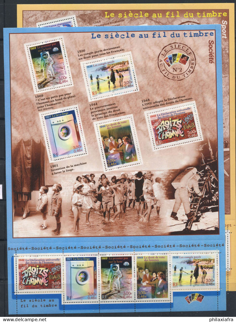 France 2000 Yv. 29,32 Bloc Feuillet 100% Neuf ** Sport, Espace - Blocks & Sheetlets & Booklets