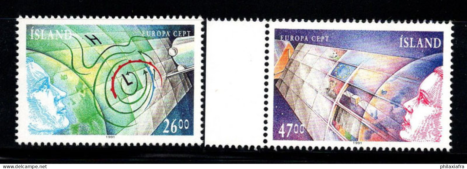 Europe 1991 Mi. 742-743 Neuf ** 100% CEPT, Islande - 1991