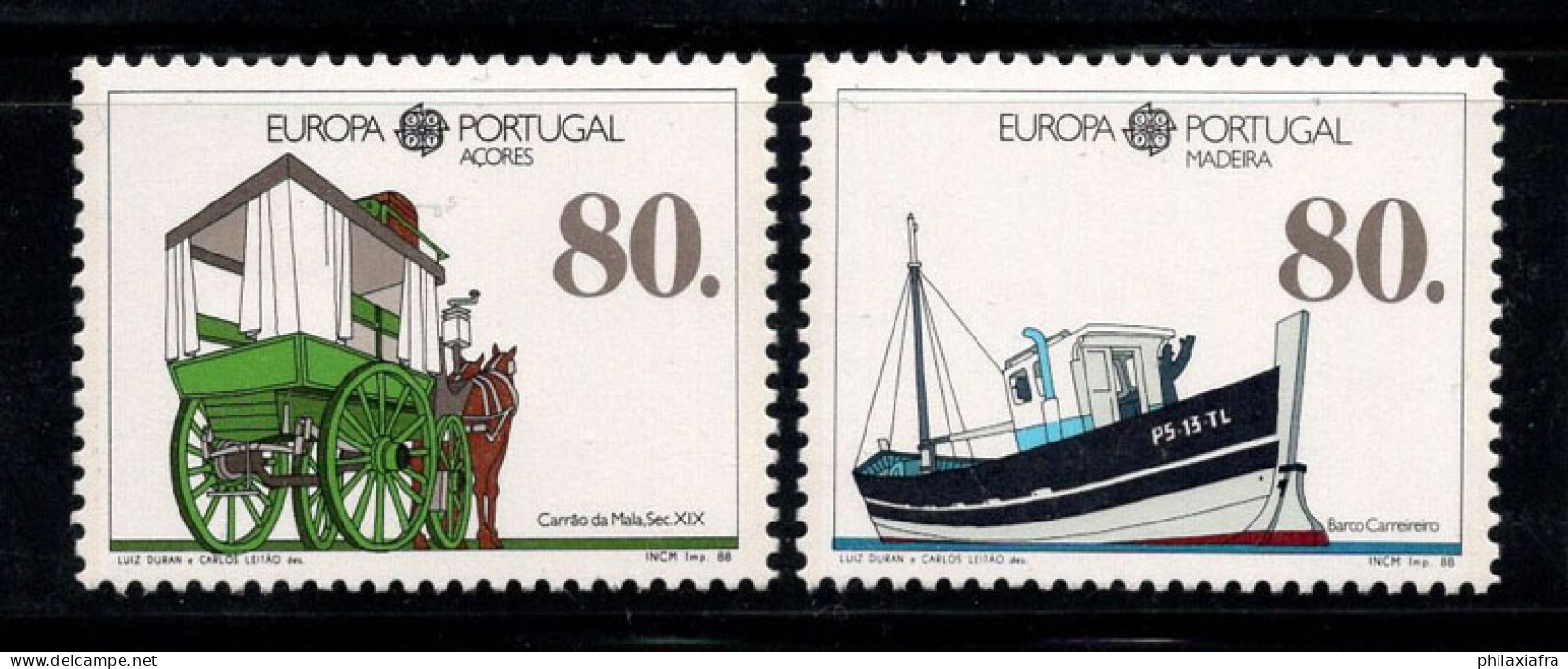 Europe 1988 Sans Gomme 100% CEPT, Açores, Madère - 1988