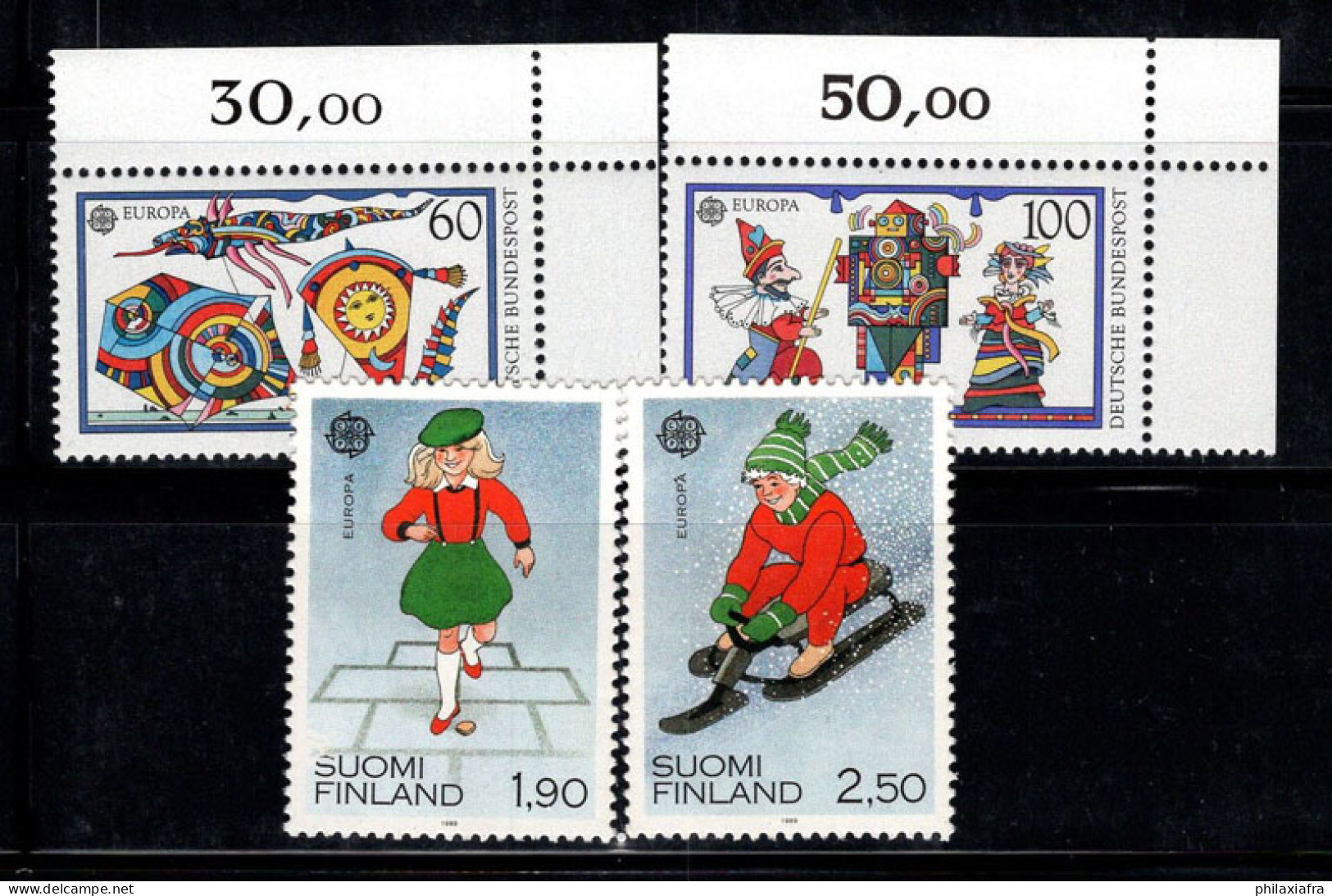 Europe 1989 Neuf ** 100% CEPT,Allemagne, Finlande - 1989