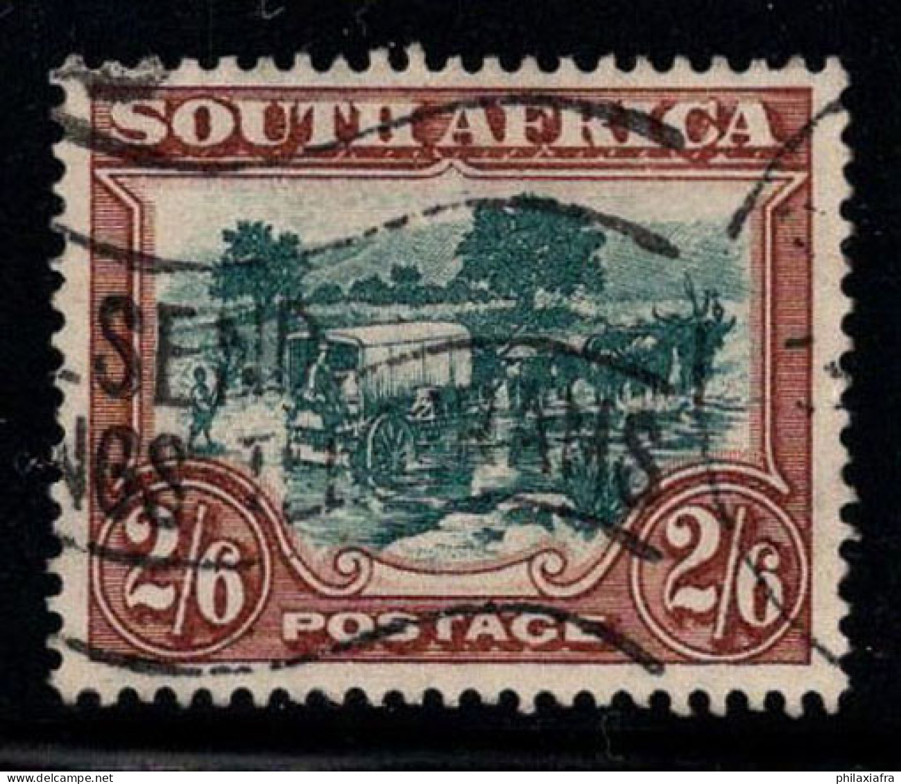 Afrique Du Sud 1927 Mi. 37 Oblitéré 100% 2.6 Sh, Paysage - Used Stamps