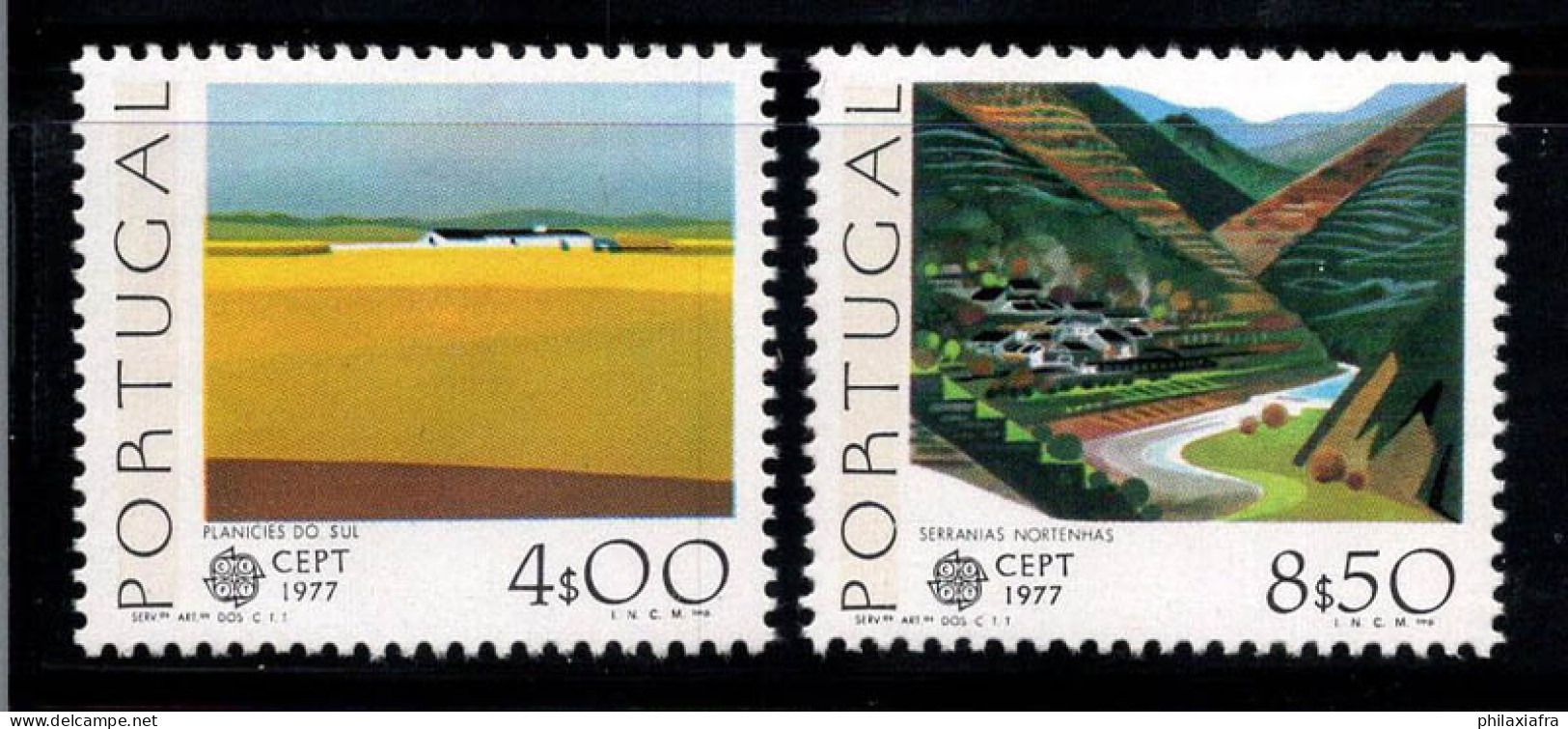 Portugal 1977 Mi. 1360-1361y Neuf ** 100% Europe CEPT - Neufs