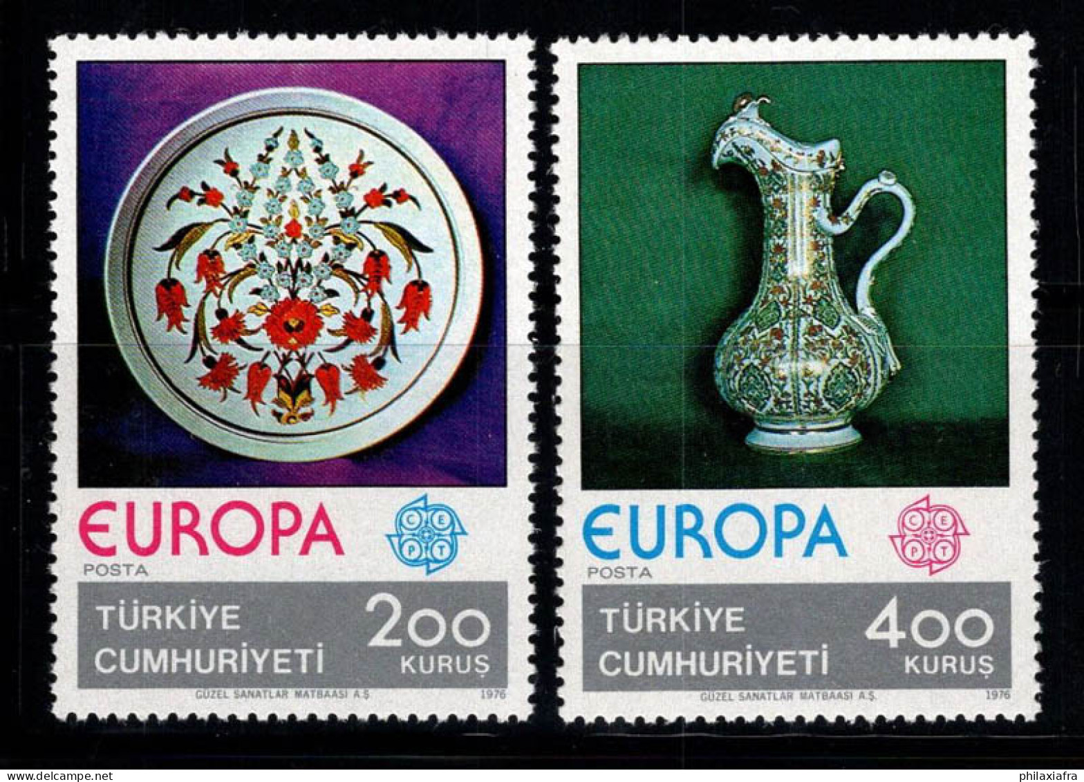 Turquie 1976 Mi. 2385-2386 Neuf ** 100% Europe CEPT - Unused Stamps