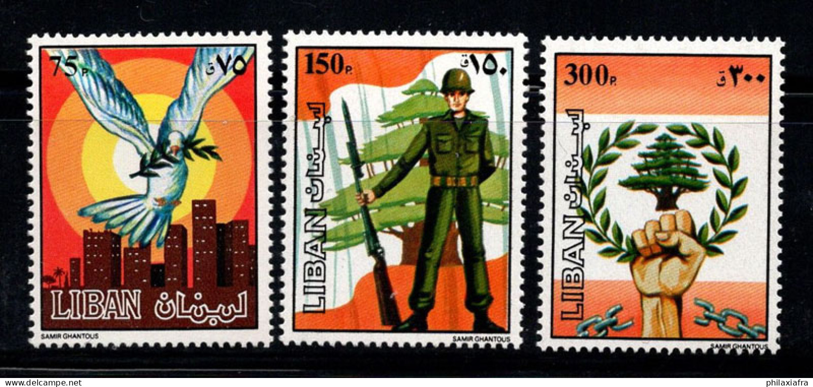 Liban 1984 Mi. 1324-1326 Neuf ** 100% Armée, Forces Armées - Lebanon