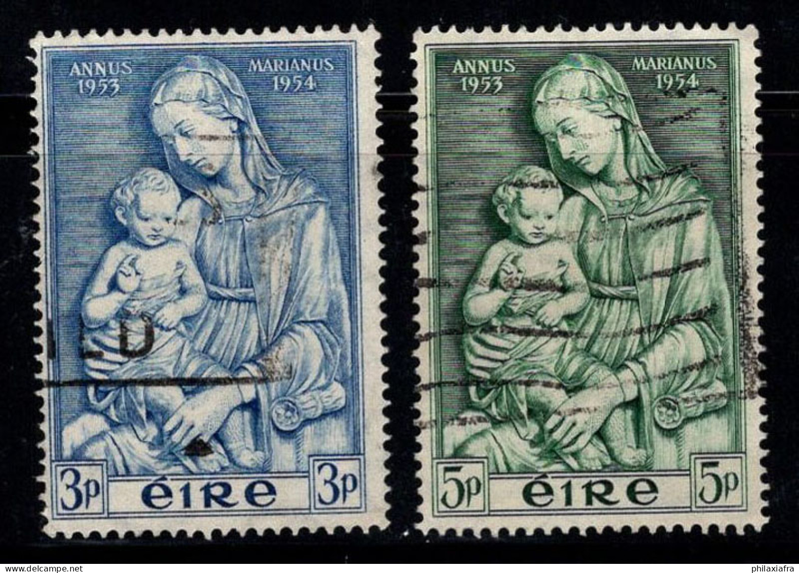 Irlande 1954 Mi. 120-121 Oblitéré 100% Madonna - Gebruikt