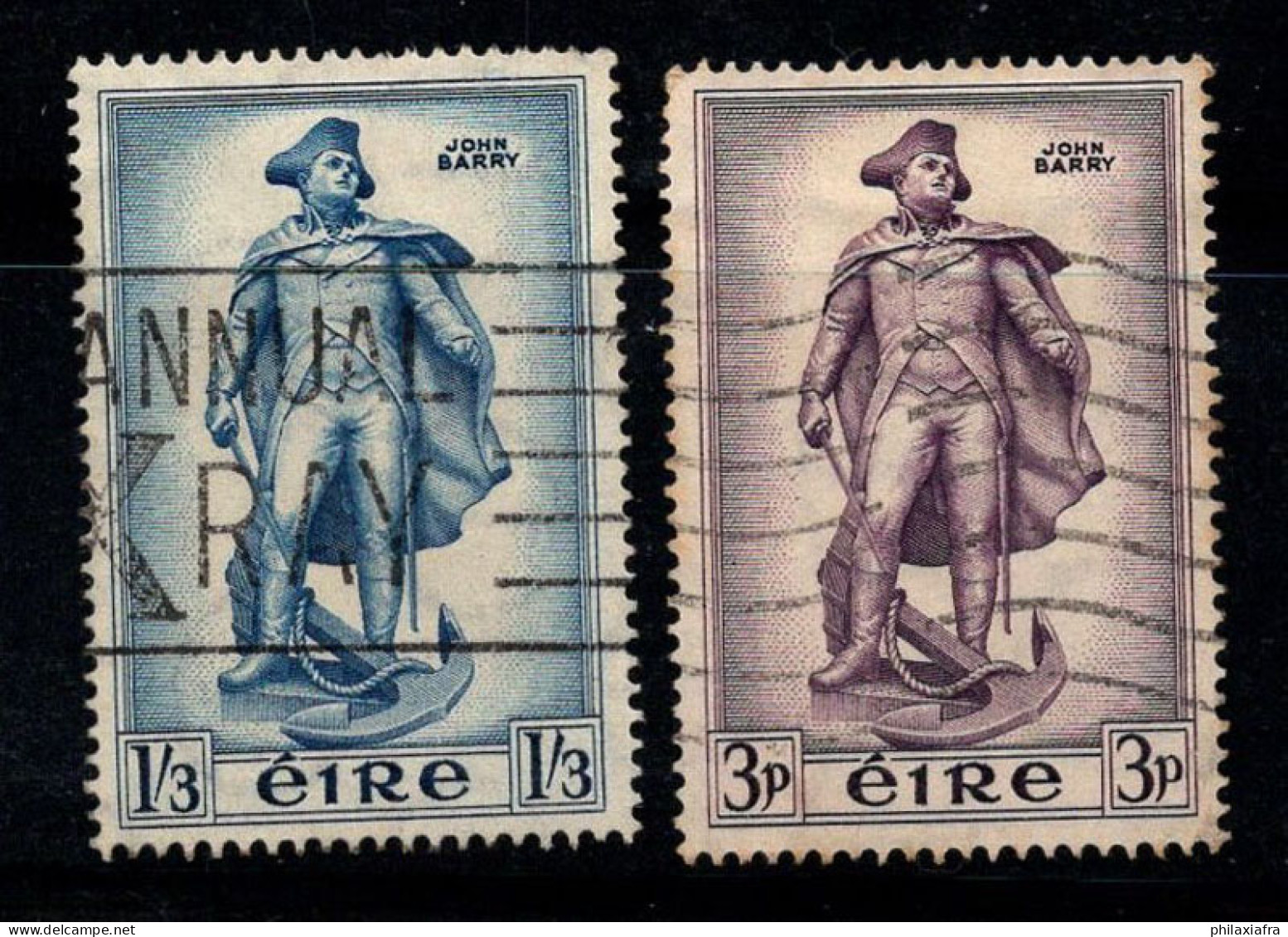 Irlande 1956 Mi. 126-127 Oblitéré 100% John Barry, Célébrité, Personnalité - Used Stamps