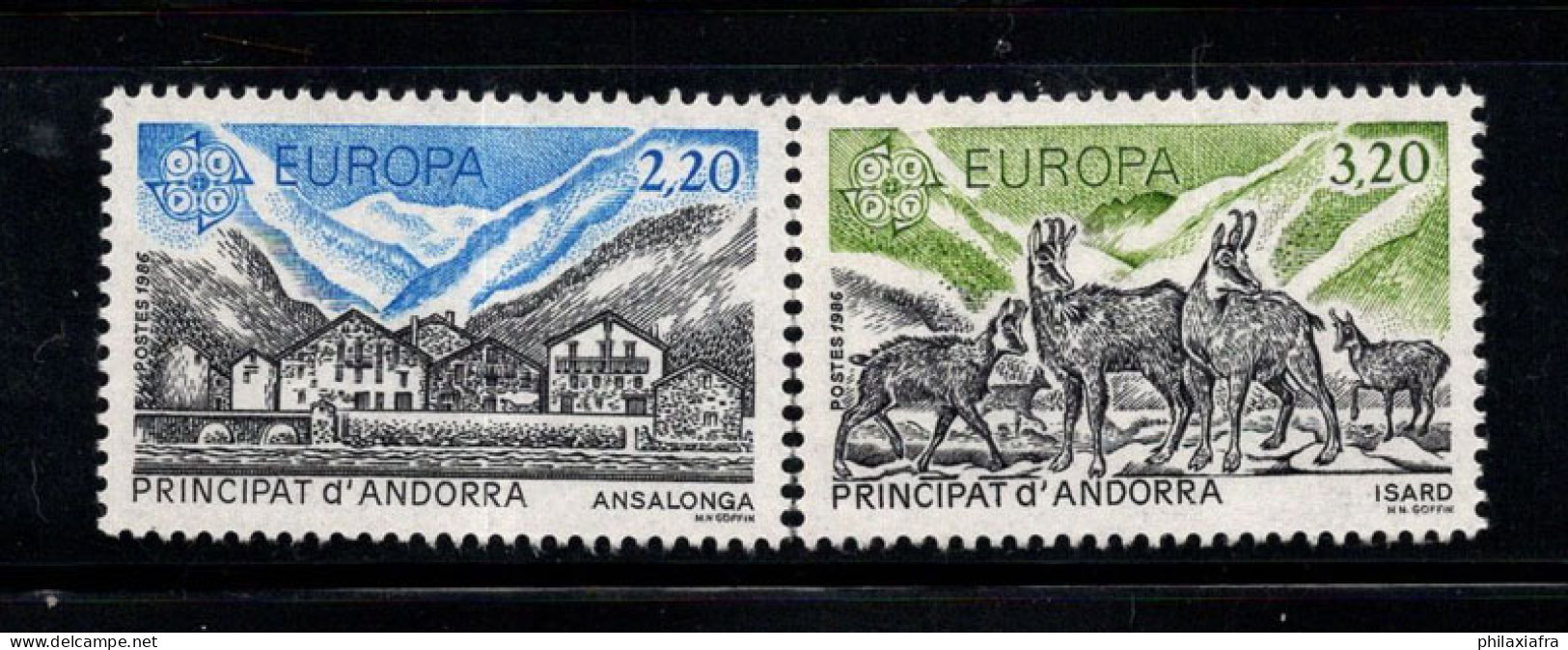 Europe 1986 Neuf ** 100% CEPT, Andorre Français - 1986
