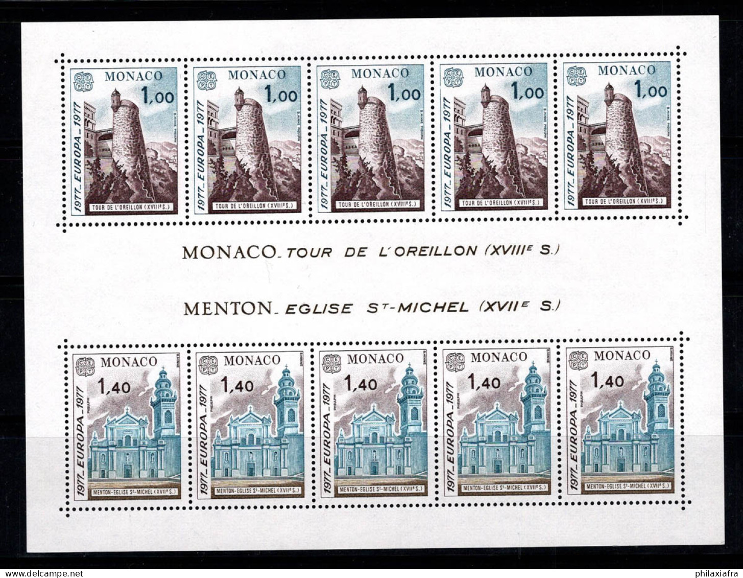 Europe 1977 Mi. Bl.11 Bloc Feuillet 100% Neuf ** CEPT, Munich, Paysages - 1977