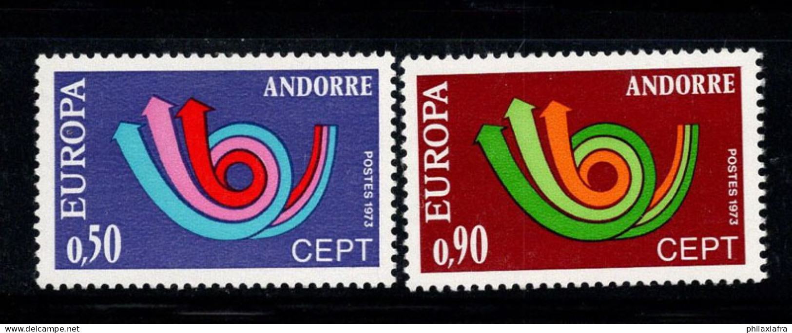 Europe 1973 Neuf ** 100% CEPT, Andorre Français - 1973