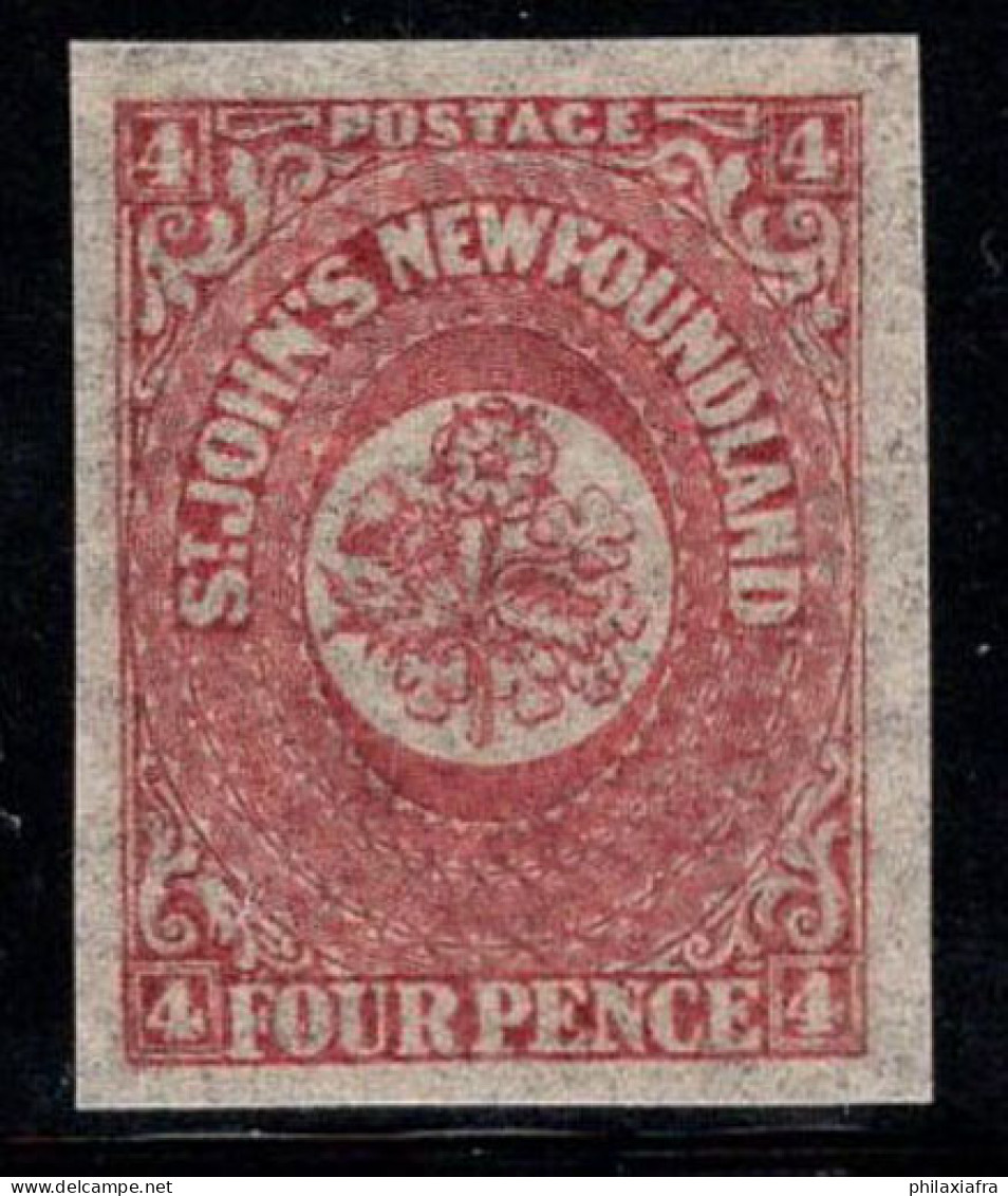 Terre-Neuve 1861 SG 18 Neuf ** 100% Fleurs, 4 P, Flore - 1908-1947