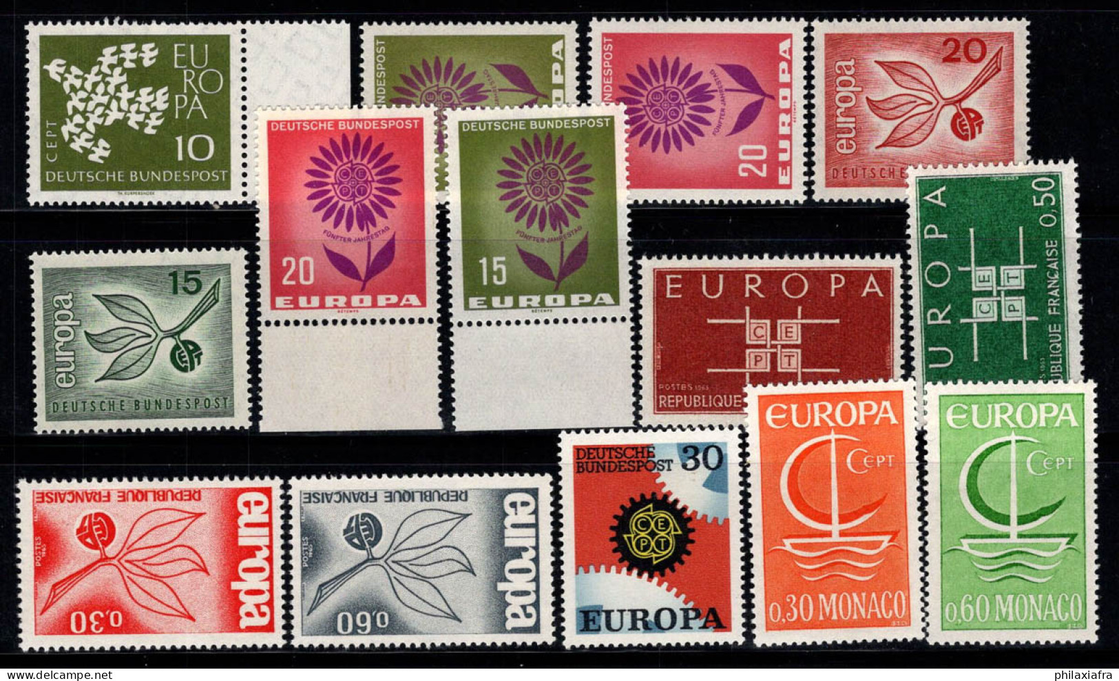 Europe CEPT 1961 Neuf ** 100% Allemagne, Munich, France - 1961