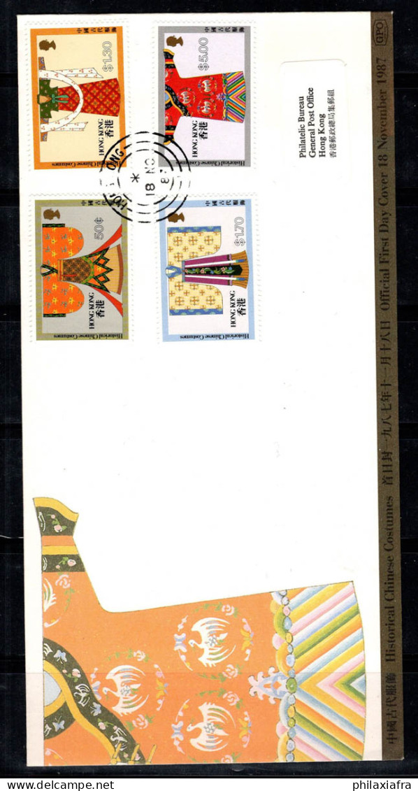 Hong Kong 1987 Mi. 528-531 Premier Jour 100% Oblitéré Costumes Traditionnels - FDC