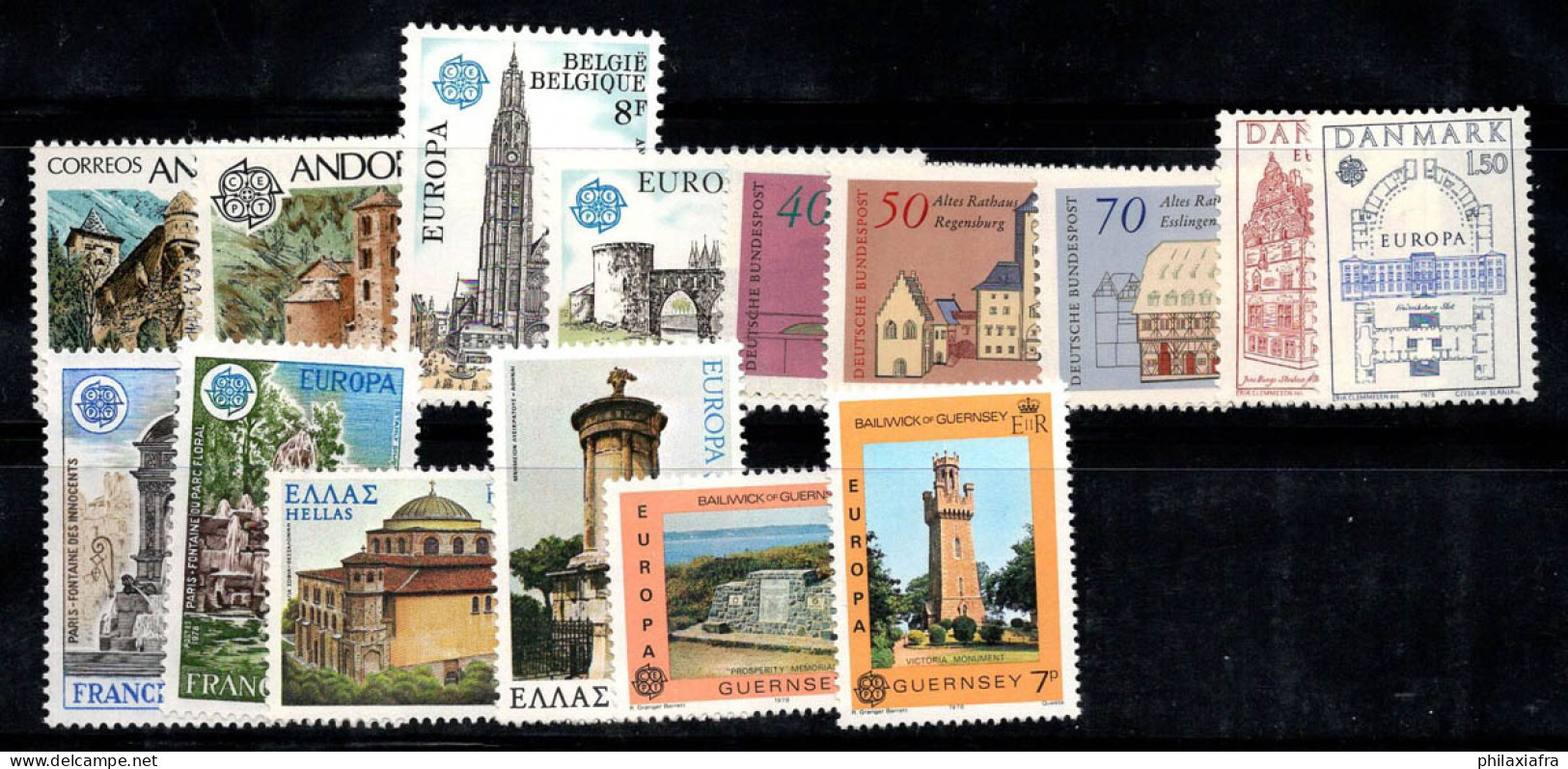 Europe CEPT 1978 Neuf ** 100% France, Allemagne, Belgique - 1978