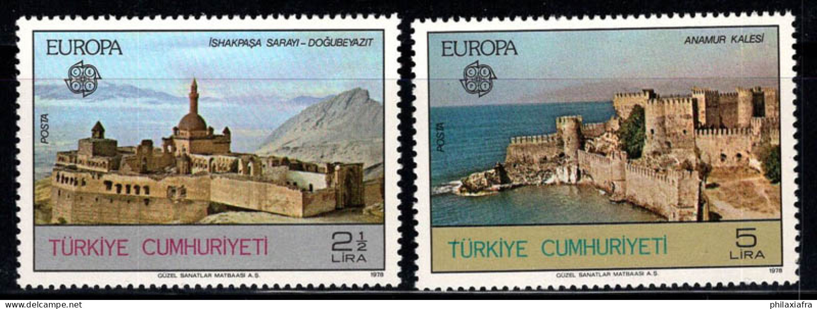 Turquie 1978 Mi. 2443-2444 Neuf ** 100% Europe CEPT - Nuevos