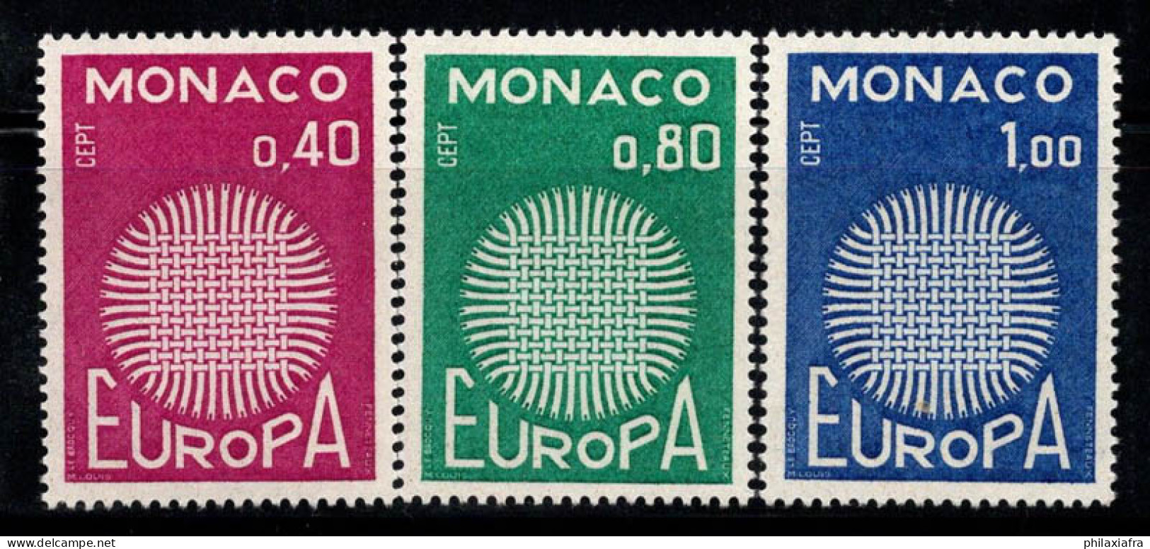 Monaco 1970 Mi. 977-979 Neuf ** 100% Europe CEPT - Sonstige & Ohne Zuordnung